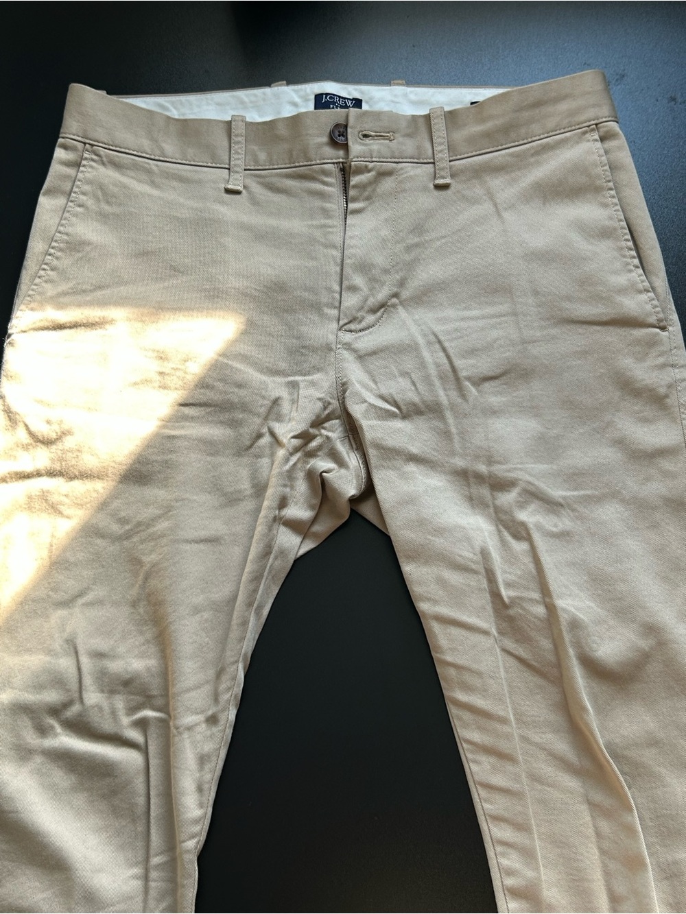 J. Crew Men's Light Tan Chino Pants